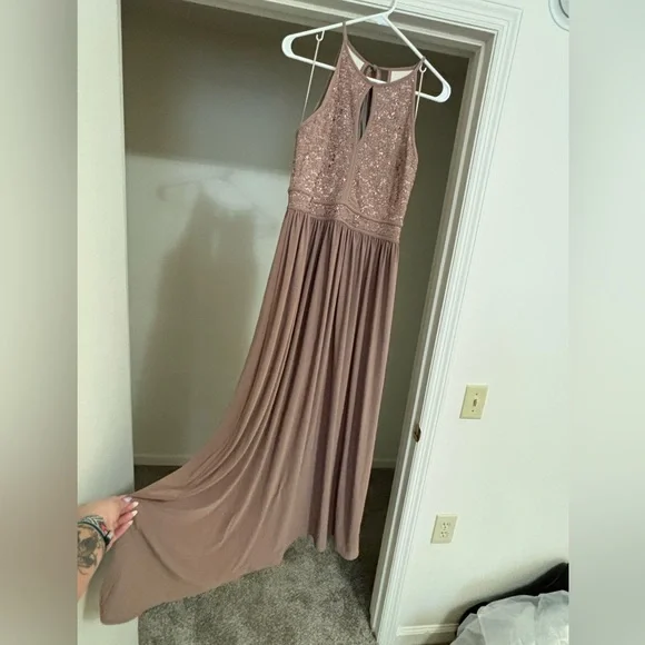 Dresses | Taupe Bridesmaids Dress | Poshmark